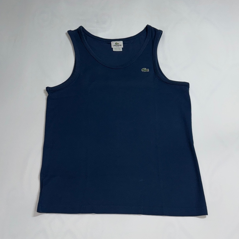 Lacoste Men’s Navy Blue Tank Top Size 4